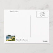 Brittany, kustlijn briefkaart (Achterkant)