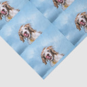 Brittany met houdbaarheidspapier tissuepapier (Detail)