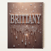 Brittany Nom en rose gold pailleté (Dos)