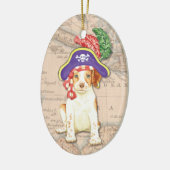 Brittany Pirate Keramisch Ornament (Links)