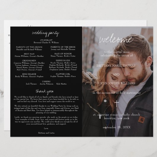 Brittany Programme de Mariage catholique avec la p (Devant / Derrière)