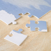 Brittany Rustic Cabin Christmas Winter Art Legpuzzel (Zijkant)