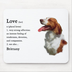 Brittany Spaniel Art Gifts Muismat