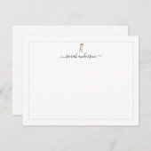 Brittany Spaniel Border Personalized Notitiekaartje (Voorkant / Achterkant)