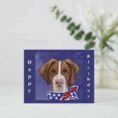 Brittany Spaniel Briefkaart (Staand voorkant)