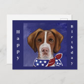 Brittany Spaniel Briefkaart (Voorkant / Achterkant)