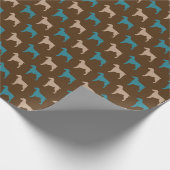 Brittany Spaniel Cadeaupapier (Hoek)