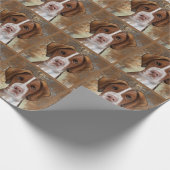 Brittany Spaniel Cadeaupapier (Hoek)