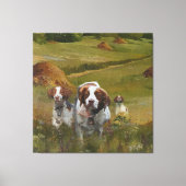Brittany Spaniel Canvas Afdruk (Voorkant)