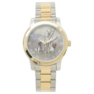 Brittany Spaniel Clock Horloge