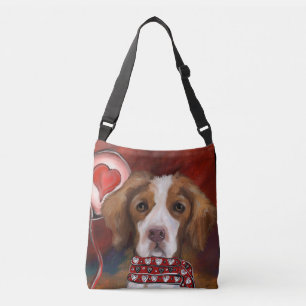 Brittany Spaniel Crossbody Tas