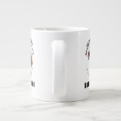 Brittany Spaniel Dad Extra Grote Beker (Achterkant)