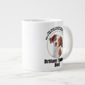 Brittany Spaniel Dad Extra Grote Beker (Voorkant rechts)