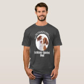 Brittany Spaniel Dad T-shirt (Voorkant volledig)