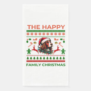 Brittany Spaniel Dog Christmas Pet Xmas Servet