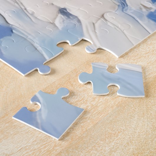 Brittany Spaniel Dog Pointing at Christmas Candy Legpuzzel (Zijkant)