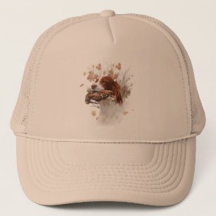 Brittany Spaniel Drawstring Bag Trucker Pet