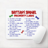 BRITTANY SPANIEL-eigendomswetten 2 Muismat (Met muis)