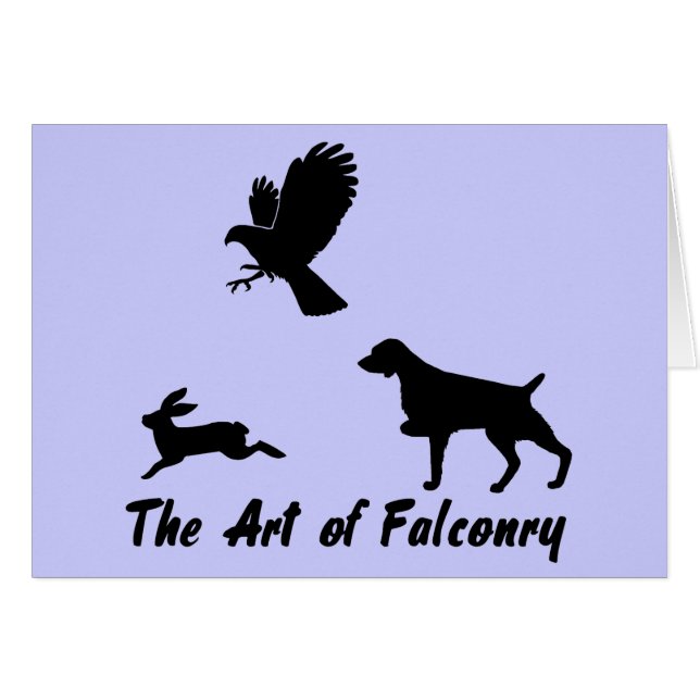Brittany Spaniel en Falconry (Voorkant Horizontaal)