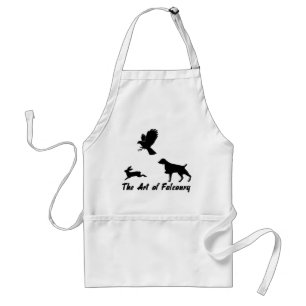 Brittany Spaniel en Falconry Standaard Schort