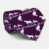 Brittany Spaniel en Falconry Stropdas (Opgerold)