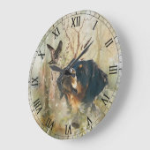 Brittany Spaniel en houtsnip Grote Klok (Hoek)