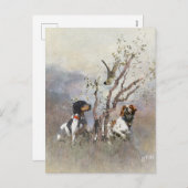 Brittany Spaniel Feestdagenkaart (Voorkant / Achterkant)