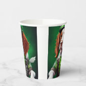 Brittany Spaniel fiets St. Patrick's Day Papieren Bekers (Links)