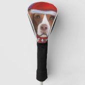 Brittany Spaniel Golfheadcover (Voorkant)