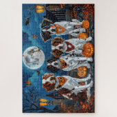 Brittany Spaniel Halloween Spooky Legpuzzel (Verticaal)