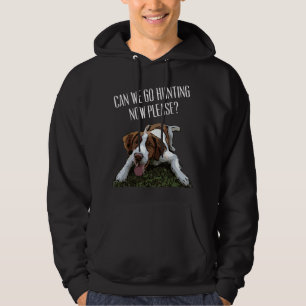 Brittany Spaniel Hond Kunnen We Nu Alsjeblieft Op Hoodie