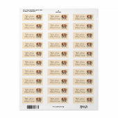 Brittany Spaniel-hond retouradreslabel Etiket (Full Sheet)