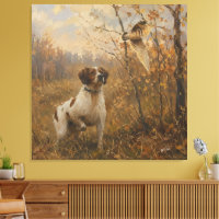 Brittany Spaniel – Houtsnip Jacht Kunst