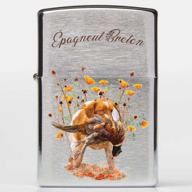 Brittany Spaniel, Hunting Pheasant (Voorkant)