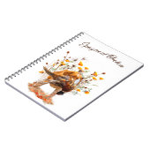 Brittany Spaniel, Hunting Pheasant Coffee Mok T-Sh Notitieboek (Linkerzijde)