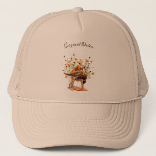 Brittany Spaniel, Hunting Pheasant Coffee Mok T-Sh Trucker Pet