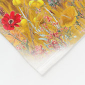 Brittany Spaniel, Hunting Pheasant Fleece Deken (Hoek)