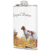 Brittany Spaniel, Hunting Pheasant Heupfles (Links)