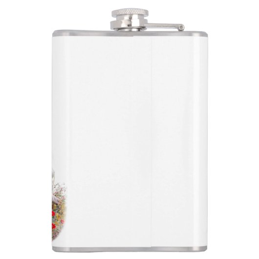 Brittany Spaniel, Hunting Pheasant Heupfles (Achterkant)