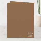 Brittany Spaniel Kaart (Achterkant)