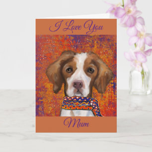 Brittany Spaniel Kaart