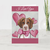 Brittany Spaniel         Kaart (Voorkant)
