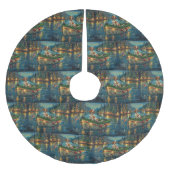 Brittany Spaniel Kerst Feestelijke reis Kerstboom Rok (Voorkant)