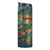 Brittany Spaniel Kerst Feestelijke reis Thermosbeker (Geroteerd rechts)