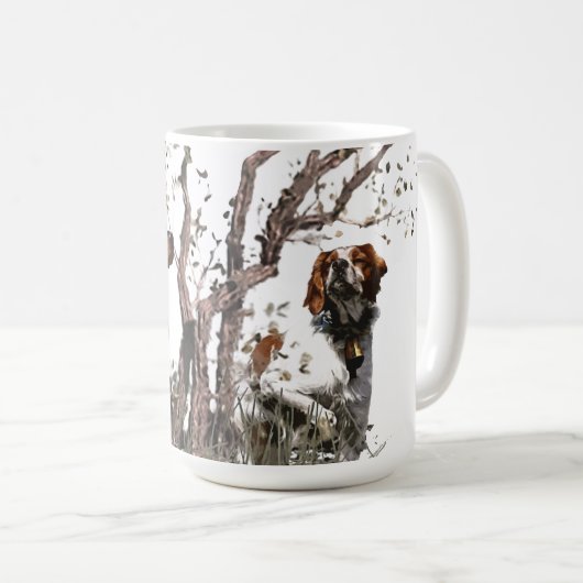 Brittany Spaniel Koffiemok (Voorkant rechts)