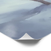 Brittany Spaniel Laat het sneeuwen Kerstmis Perfect Poster (Hoek)