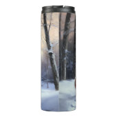 Brittany Spaniel Laat het sneeuwen Kerstmis Thermosbeker (Achterkant)