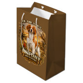 Brittany Spaniel Medium Cadeauzakje (Achterkant Gekanteld)