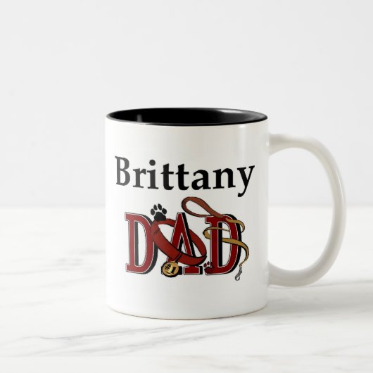 Brittany Spaniel Papa Mug (Droit)