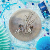 Brittany Spaniel Papieren Bordje (Feest)